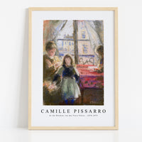 Camille Pissarro - At the Window, rue des Trois Frères 1878-1879