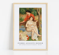 
              Pierre Auguste Renoir - Bather and Maid (La Toilette de la baigneuse) 1900-1901
            