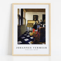 Johannes Vermeer - The Music Lesson 1662-1665
