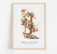 
              Johan Teyler - Vase with a floral garland
            