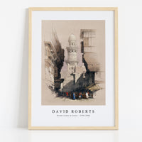 David Roberts - Street scene in Cairo-1796-1864