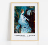 
              Pierre Auguste Renoir - Woman at the Piano 1875-1876
            