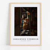 Johannes Vermeer - The Love Letter 1669-1670