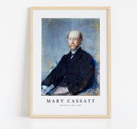 
              Mary Cassatt - Portrait of a man 1879
            