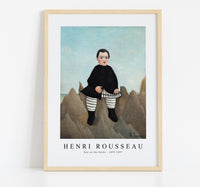 
              Henri Rousseau - Boy on the Rocks 1895-1897
            