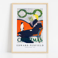 Edward Penfield - Vintage Christmas 1894