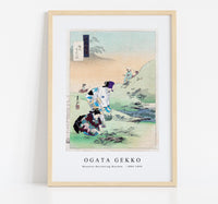 
              Ogata Gekko - Beauties Harvesting Bracken, from the series Gekko’s Miscellaney (ca. 1886–1899)
            