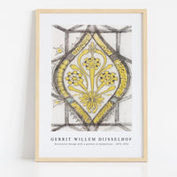 Gerrit Willem Dijsselhof - Decorative design with a pattern of dandelions 1876-1924