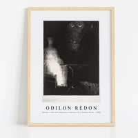 Odilon Redon - Below, I Saw the Vaporous Contours of a Human Form 1896