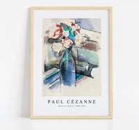 
              Paul Cezanne - Roses in a Bottle 1900-1904
            