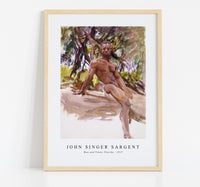 
              John Singer Sargent - Man and Trees, Florida (1917)
            