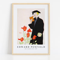 Edward Penfield - Man in academic dress 1895