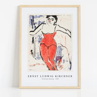 Ernst Ludwig Kirchner - Performer Bowing 1909
