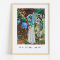John Singer Sargent - Two Girls with Parasols (1888)