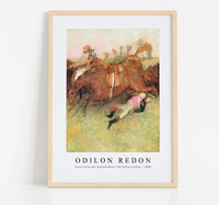 
              Odilon Redon - Scene from the Steeplechase The Fallen Jockey 1886
            