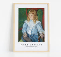 
              Mary Cassatt - Boy with Golden Curls 1918
            