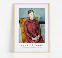 
              Paul Cezanne - Madame Cézanne in a Yellow Chair 1888-1890
            