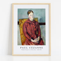 Paul Cezanne - Madame Cézanne in a Yellow Chair 1888-1890