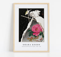 
              Ohara Koson - Siberian bluechat next to a peony (1925 - 1936) by Ohara Koson (1877-1945)
            