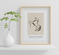 
              Odilon Redon - Jumping Horse on Clouds (Pegasus) 1903-1907
            