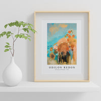 Odilon Redon - Evocation of Roussel 1912