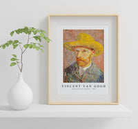 
              Vincent Van Gogh - Self-portrait with a Straw Hat 1887
            