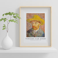 Vincent Van Gogh - Self-portrait with a Straw Hat 1887