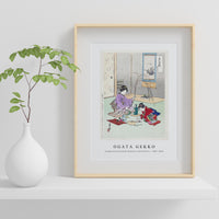 Ogata Gekko - Comparisons between Beauties and Flowers (1887–1896)