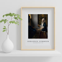 Johannes Vermeer - Woman Holding a Balance 1664