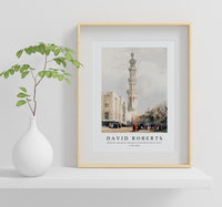 
              David Roberts - Minarets and grand entrance of the Metwaleys at Cairo-1796-1864
            