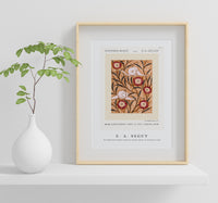 
              E.A.Seguy - Art Nouveau Flower pattern stencil print in oriental style
            
