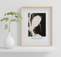 
              Ohara Koson - Heron in snow (ca. 1925–1936)
            