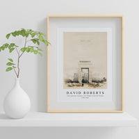 David Roberts - Great gateway leading to the Temple of Karnak Thebes-1796-1864