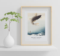 
              Ohara Koson - A jumping carp (1900-1930) by Ohara Koson (1877-1945)
            