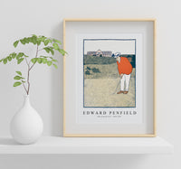 
              Edward Penfield - Man playing Golf 1890-1907
            