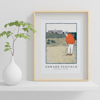 Edward Penfield - Man playing Golf 1890-1907