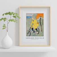 Edward Penfield - Man riding bicycle 1894