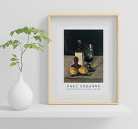 
              Paul Cezanne - Still Life with Bottle, Glass, and Lemons 1867-1869
            