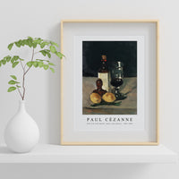 Paul Cezanne - Still Life with Bottle, Glass, and Lemons 1867-1869