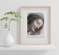 
              Leonardo Da Vinci - The Head of the Virgin in Three-Quarter View Facing Right 1510-1513
            