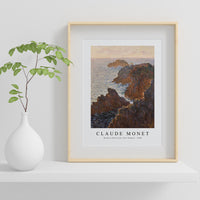 Claude Monet - Rocks at Belle-Isle, Port-Domois 1886