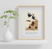 
              John James Audubon - Bank Swallow and Violet-green Swallow from Birds of America (1827)
            