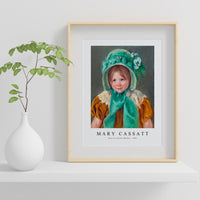 Mary Cassatt - Sara in a Green Bonnet 1901