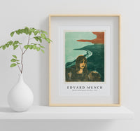 
              Edvard Munch - Woman’s Head against the Shore 1899
            