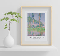 
              Claude Monet - Poplars, Pink Effect 1891
            