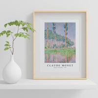 Claude Monet - Poplars, Pink Effect 1891