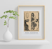 
              Paul Gauguin - Eve, from the Suite of Late Wood-Block Prints 1898-1899
            