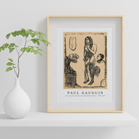 Paul Gauguin - Eve, from the Suite of Late Wood-Block Prints 1898-1899