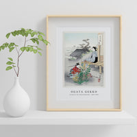 Ogata Gekko - Caring for the Chrysanthemums (1887–1896)