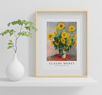 
              Claude Monet - Bouquet of Sunflowers 1881
            